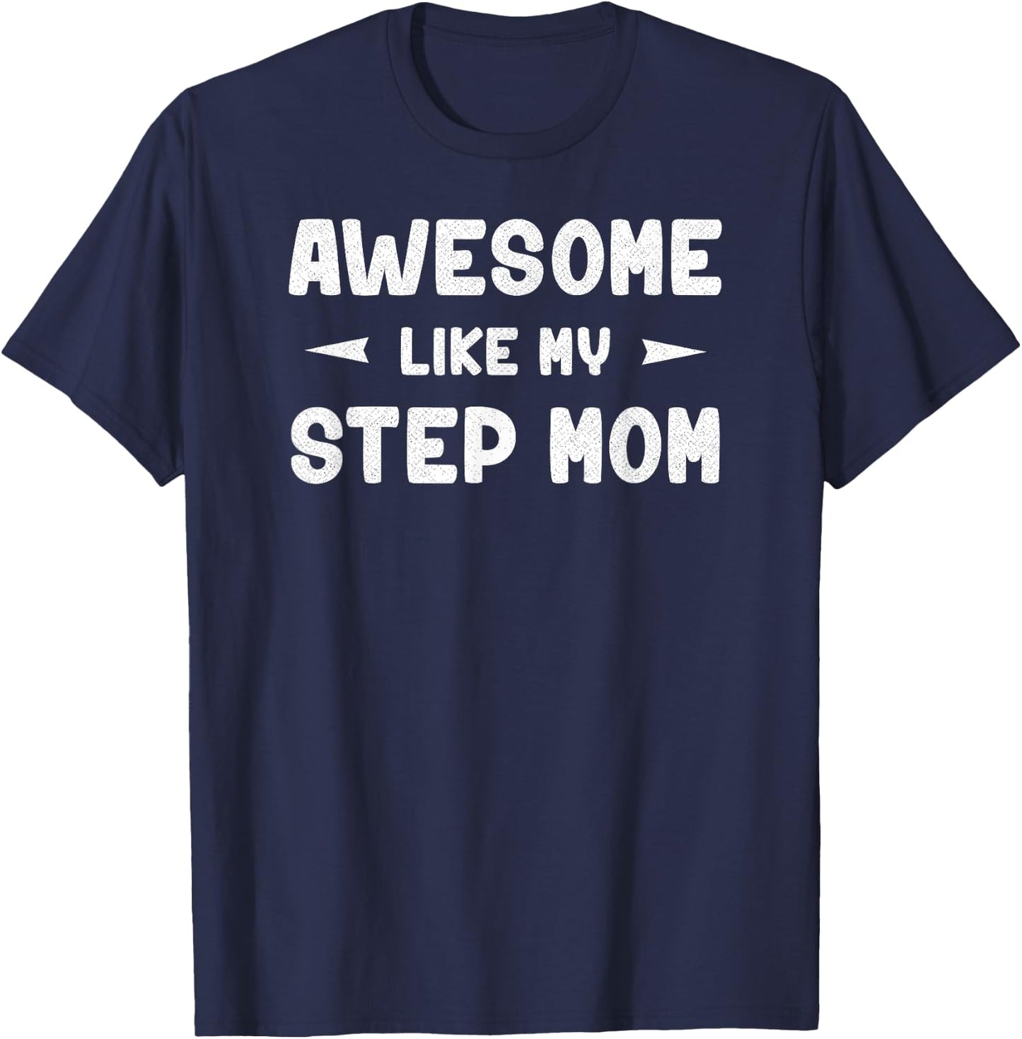 Awesome Like My Step Mom Funny Mothers Day Gift Kids Young T-Shirt - T-Shirt | Navy