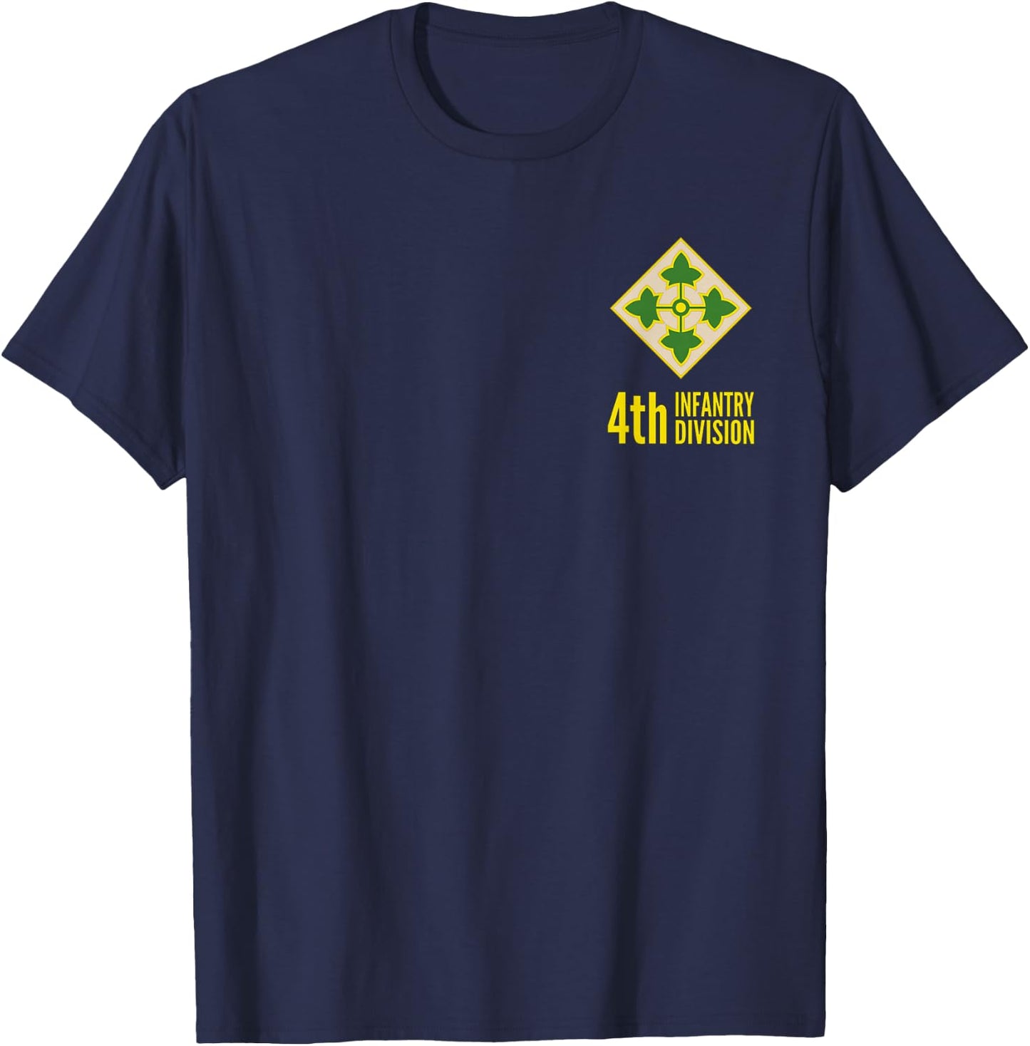 4th Infantry Division Army T-Shirt - T-Shirt | Navy