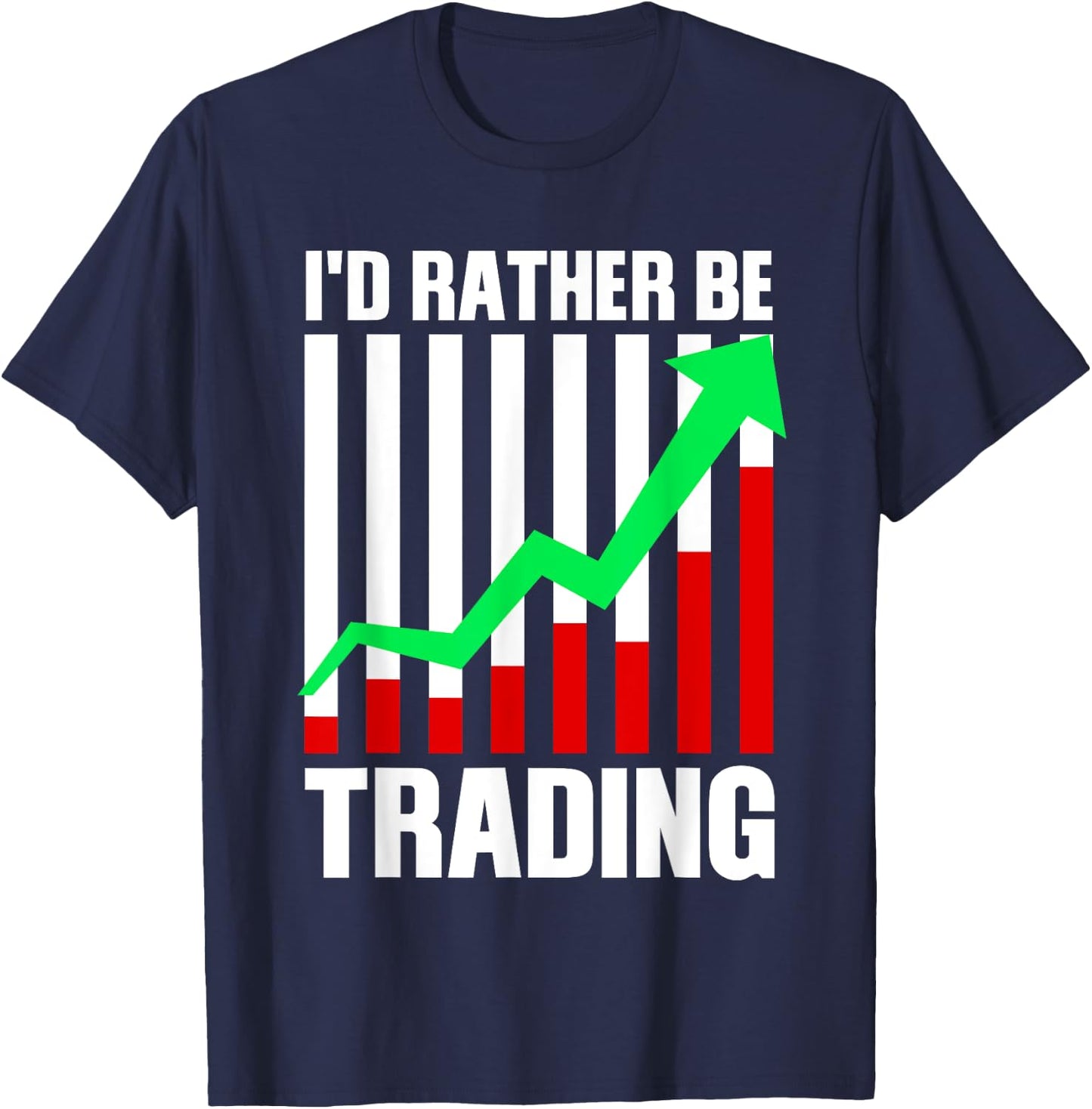 Funny Stock Trading Gift Stock Market Trader Men Women T-Shirt - T-Shirt | Navy