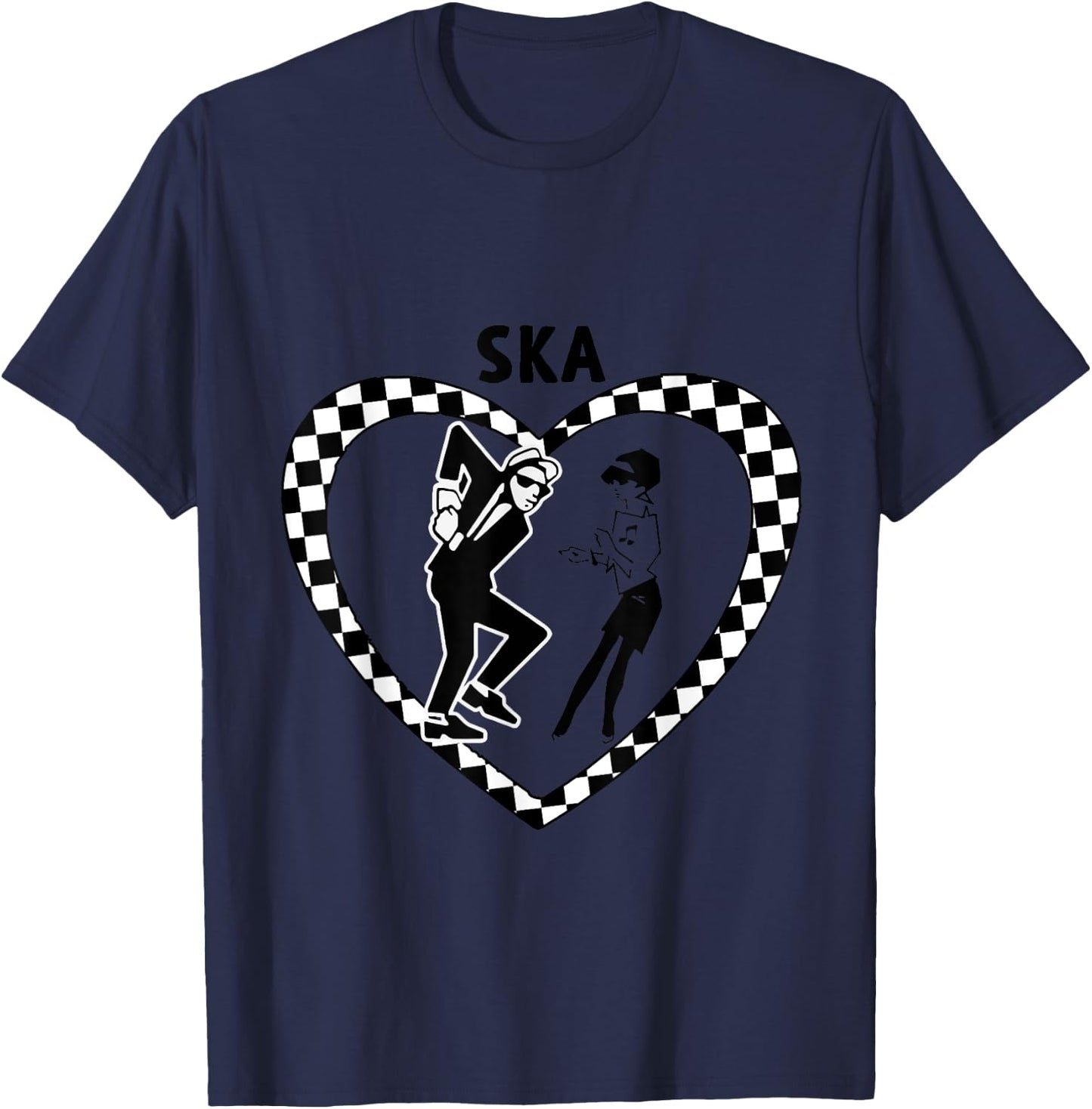 Ska Music T-Ska Music is life Ska Reggae T-Shirt - T-Shirt | Navy