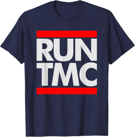 Run TMC Shirt Sports Basketball Fan Gift T-Shirt - T-Shirt | Navy