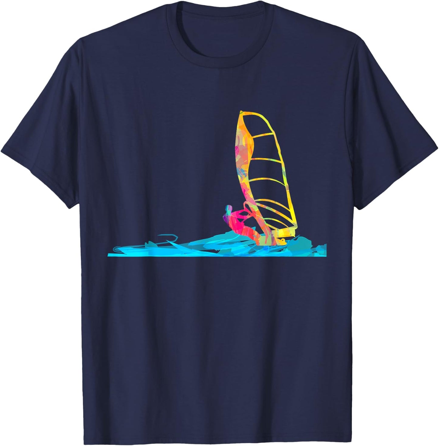 Windsurfing Windsurfer Gift Surfboard T-Shirt - T-Shirt | Navy
