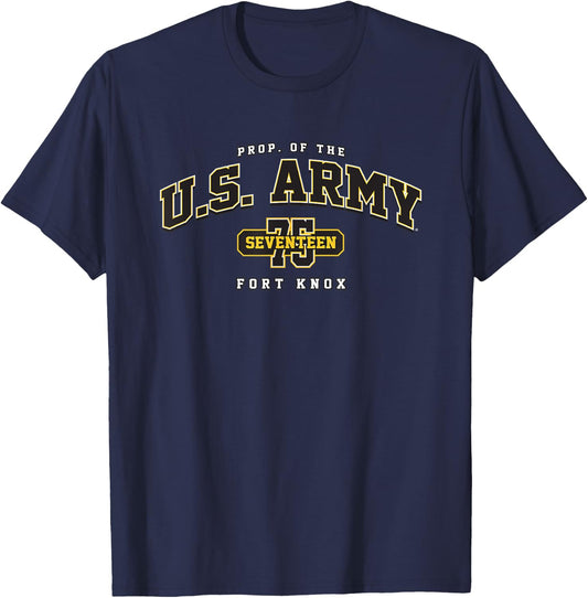 United States Army Military Fort Knox Property T-Shirt - T-Shirt | Navy