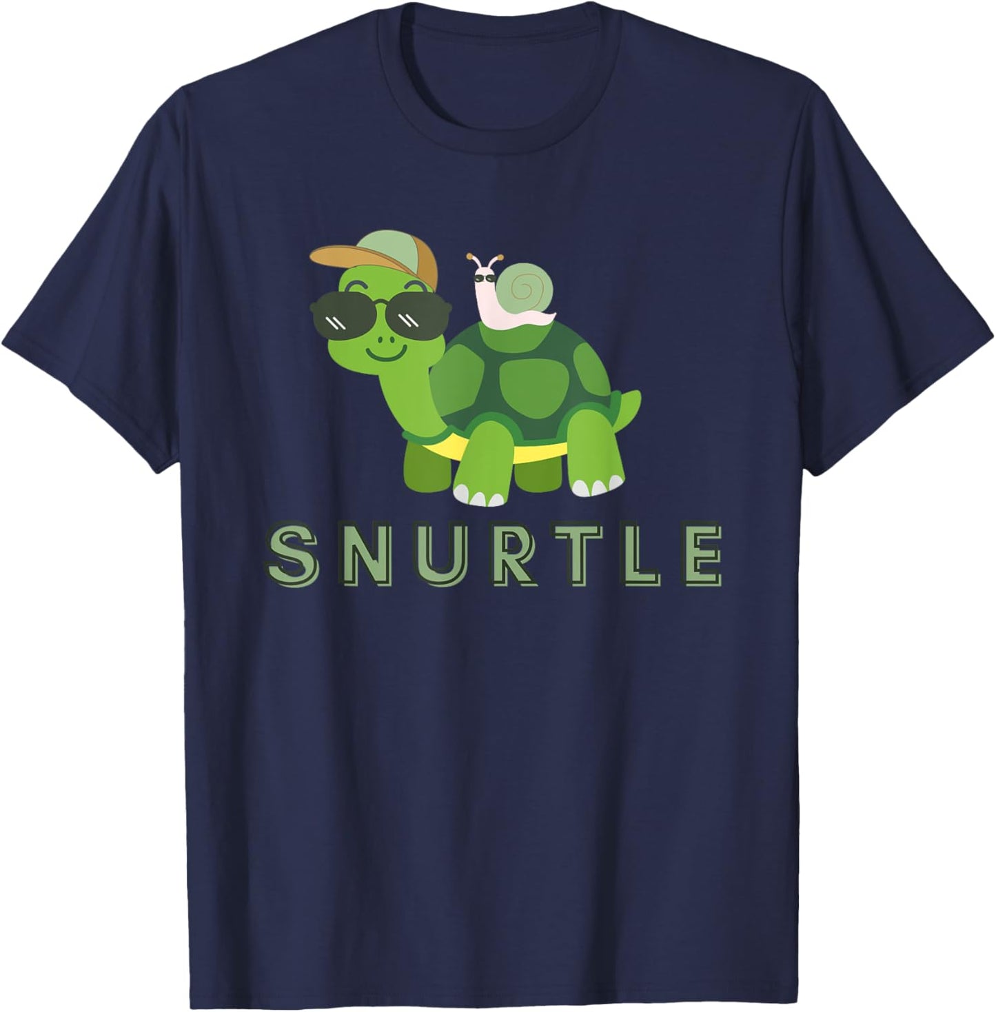 Snurtle Snail&Turtle T-Shirt - T-Shirt | Navy