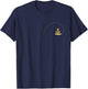 Masonic Gift Square & Compass Fibonacci Spiral T-Shirt - T-Shirt | Navy