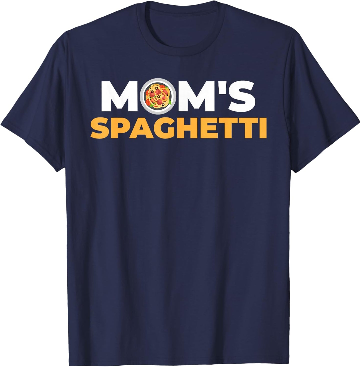 Mom's Spaghetti T-Shirt - T-Shirt | Navy