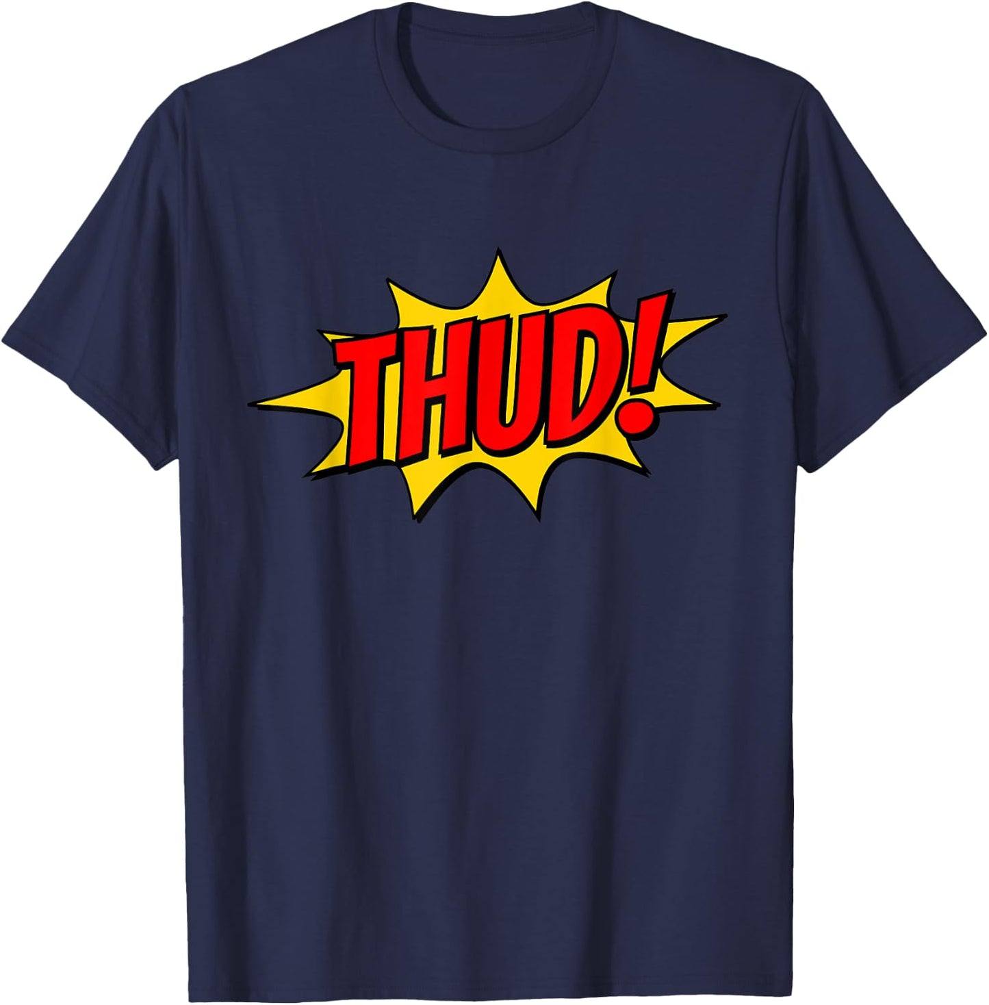 Retro Comic Art: THUD! T-Shirt - T-Shirt | Navy