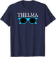 Thelma Aqua Glasses Cute Matching Best Friends T-Shirt - T-Shirt | Navy