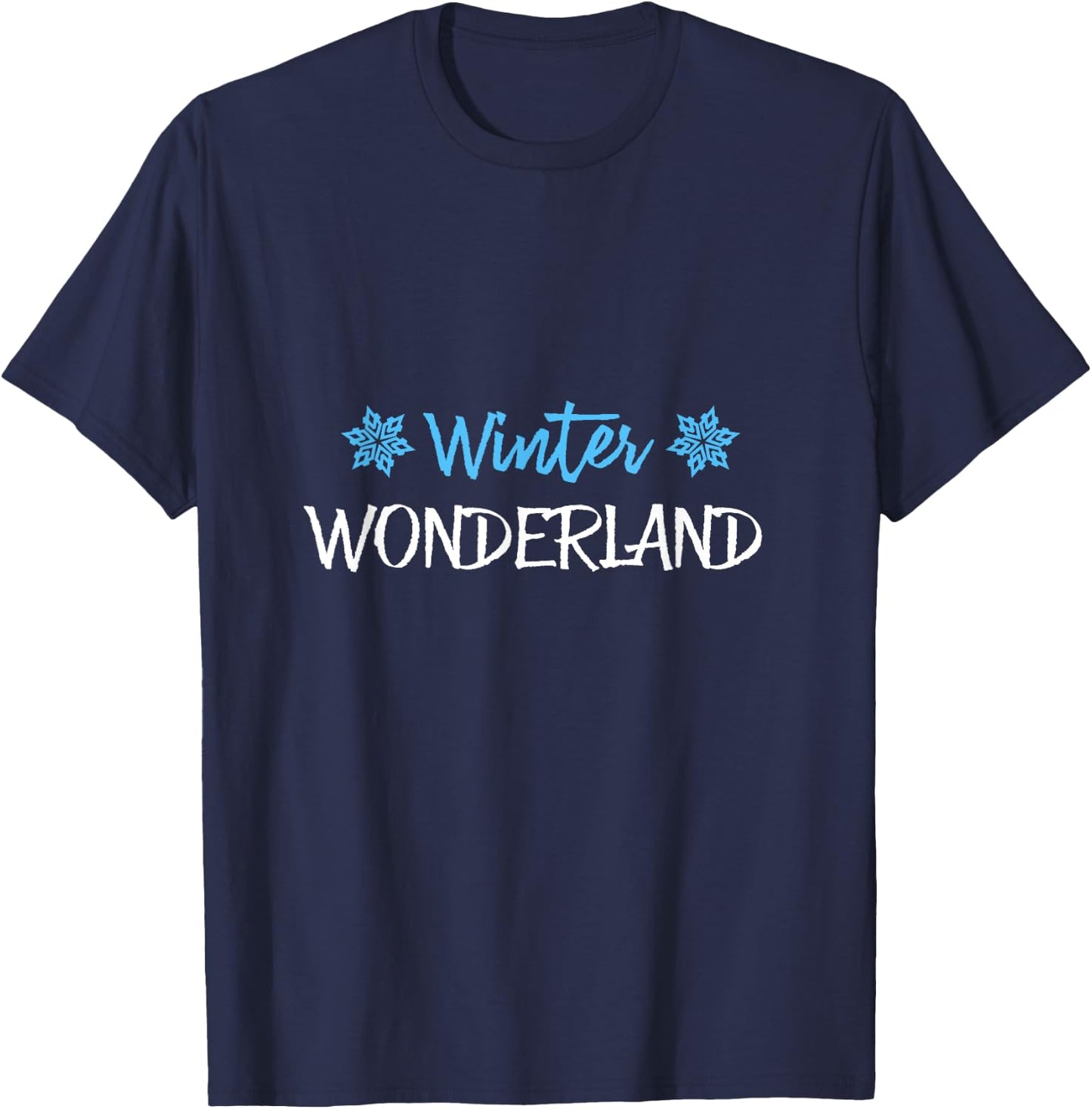 Winter Wonderland Funny Winter T-Shirt - T-Shirt | Navy
