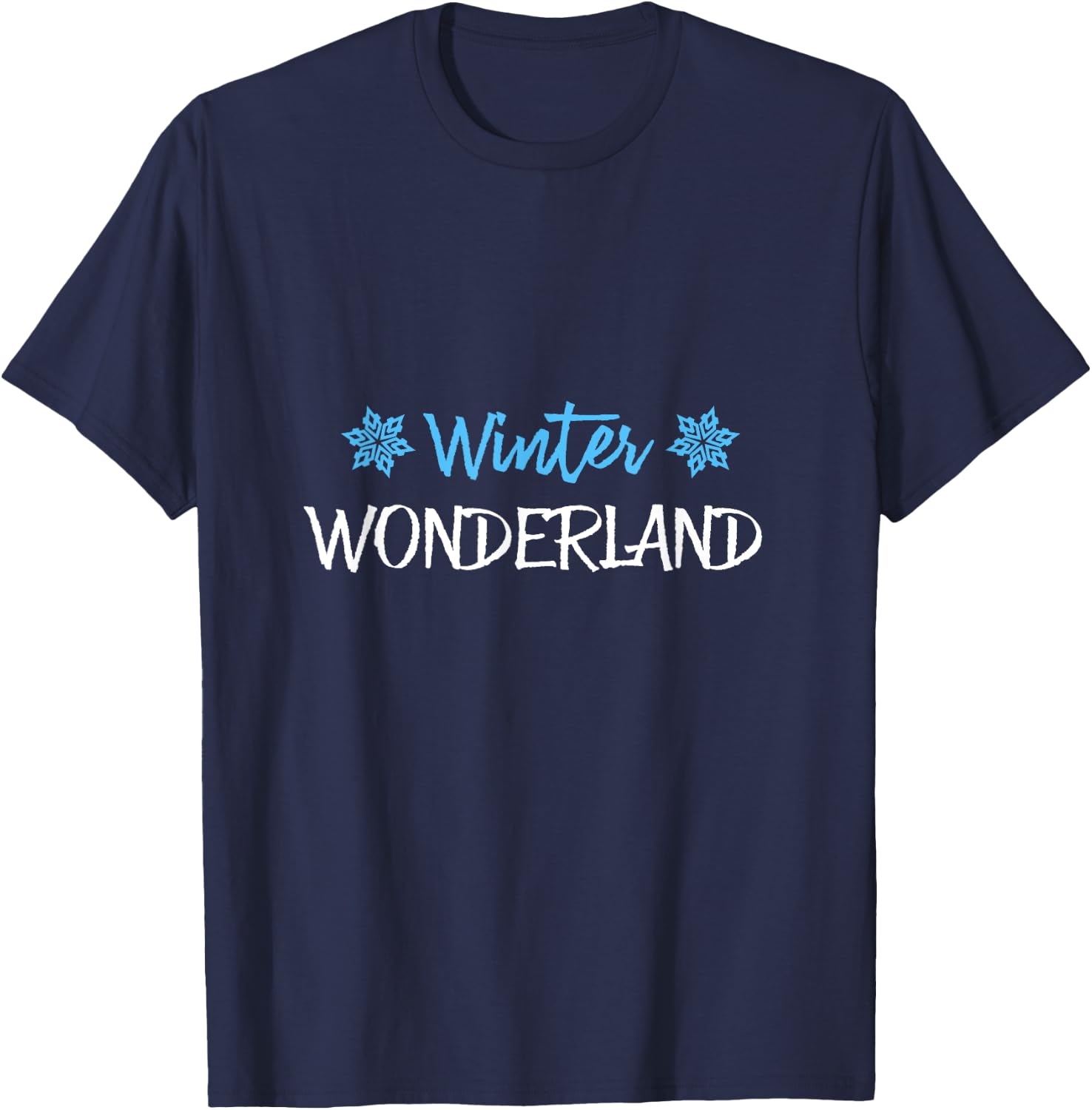 Winter Wonderland Funny Winter T-Shirt - T-Shirt | Navy
