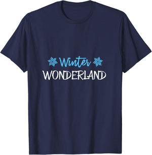 Winter Wonderland Funny Winter T-Shirt - T-Shirt | Navy