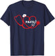 Valentine Heart PACU Nurse T shirt, Women's Day Gift T-Shirt - T-Shirt | Navy