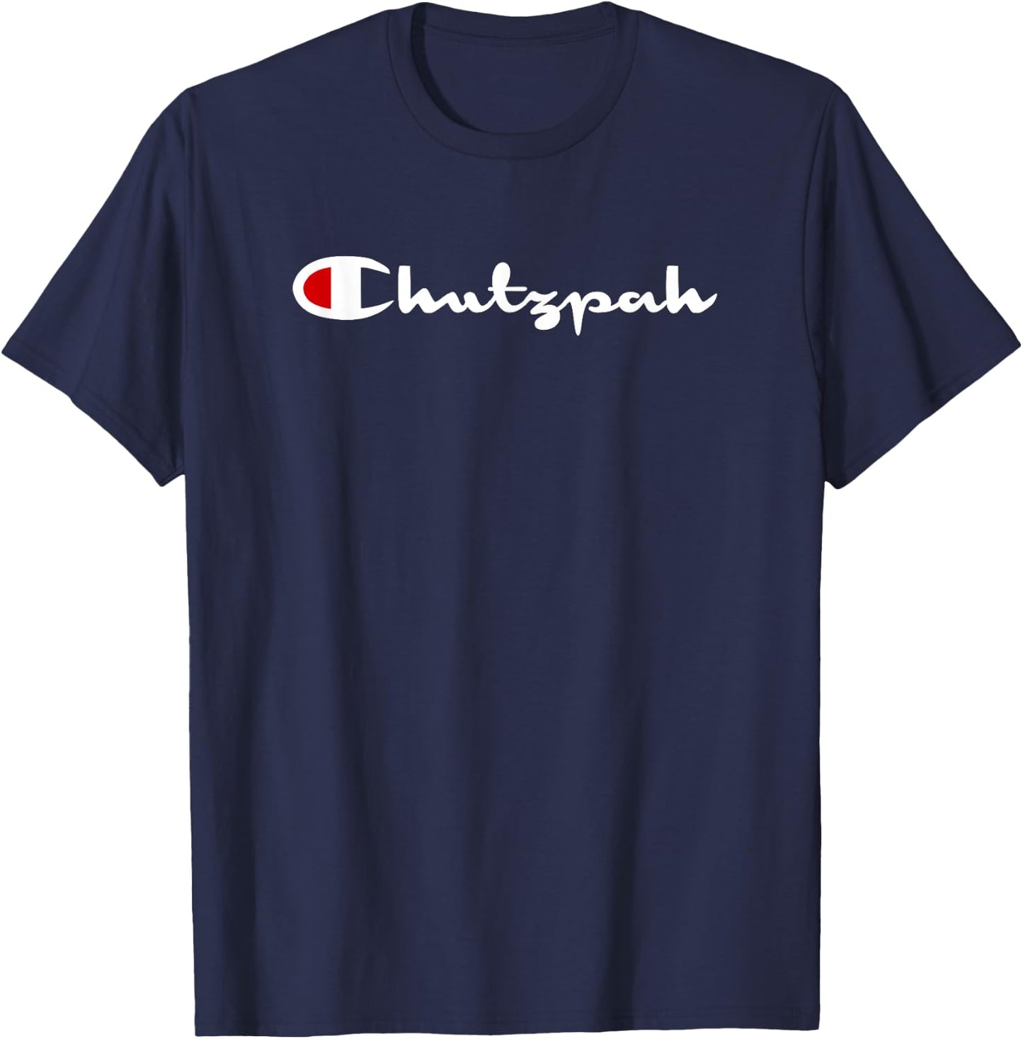 Chanukah Chutzpah Funny Jewish Retro 90s Style Humor T-Shirt - T-Shirt | Navy