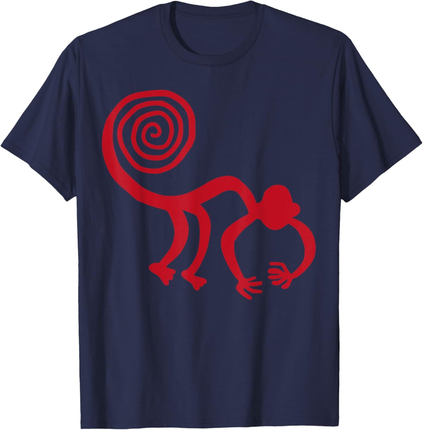 Peru - Nazca Lines Monkey - Peru T-Shirt - T-Shirt | Navy