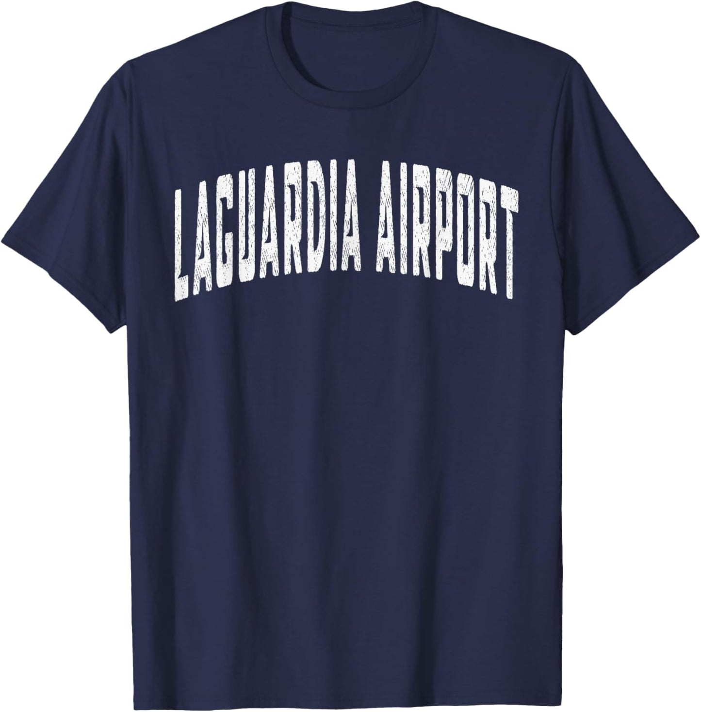 Queens Souvenir Proud Lover Laguardia Airport T-Shirt - T-Shirt | Navy