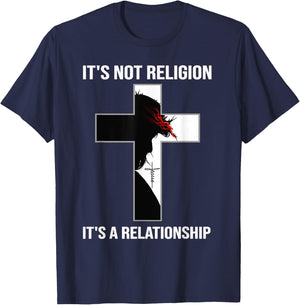 It's Not A Religion, It's A Personal Relationship T-Shirt - T-Shirt | Navy