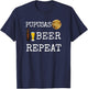 Pupusas Beer El Salvador Salvadorian Food Cheese Curtido T-Shirt - T-Shirt | Navy