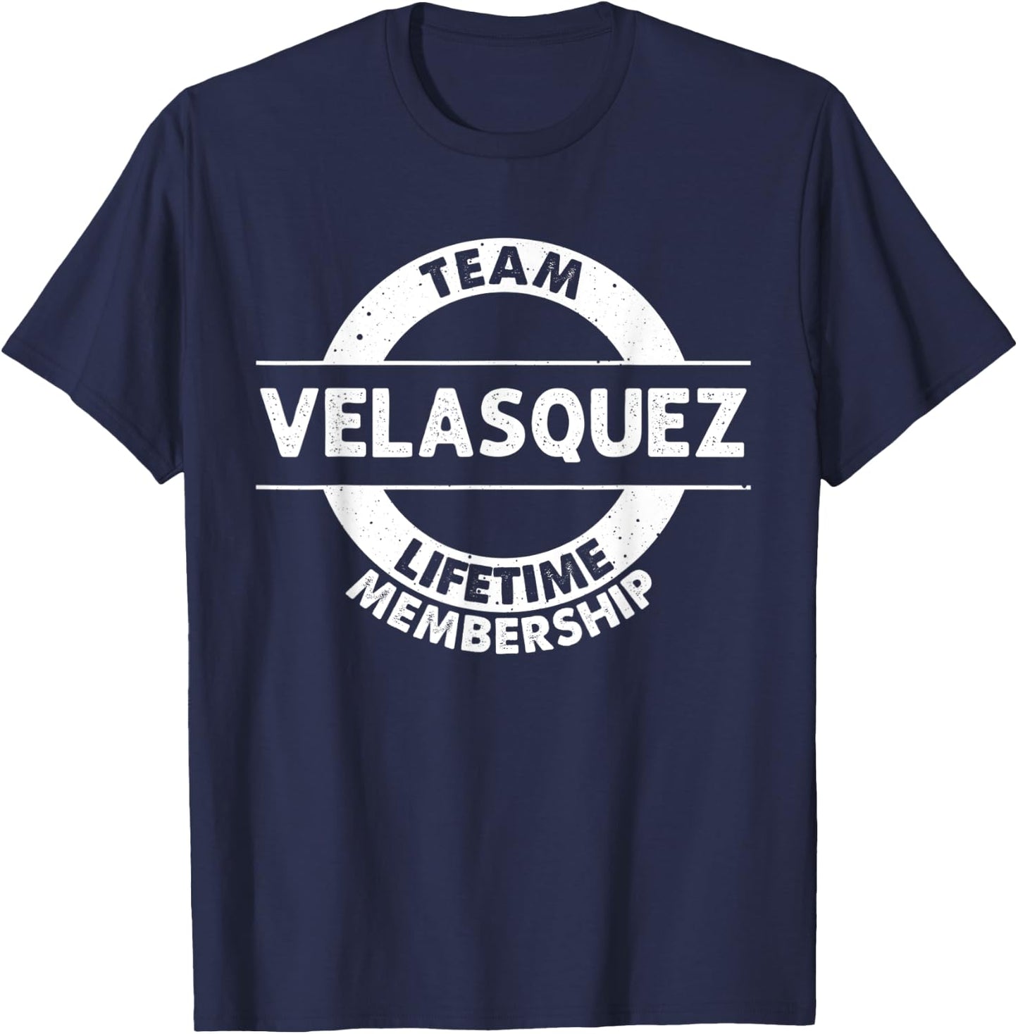 VELASQUEZ Gift Funny Surname Family Tree Birthday Reunion T-Shirt - T-Shirt | Navy
