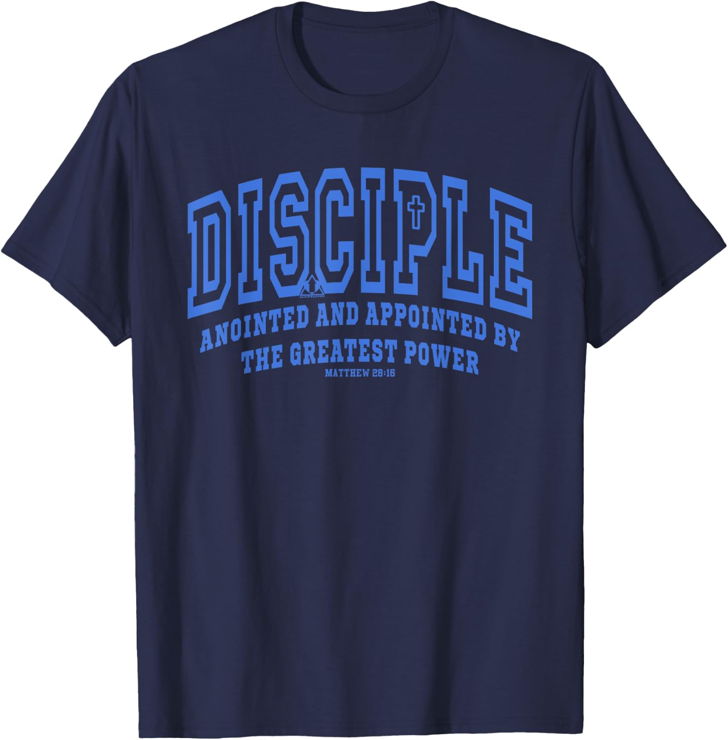 EJSulu Christian Warriors DISCIPLE ANOINTED AND APPOINTED Christian Bible Verse Design -Kids Black Small T-Shirt - T-Shirt | Navy