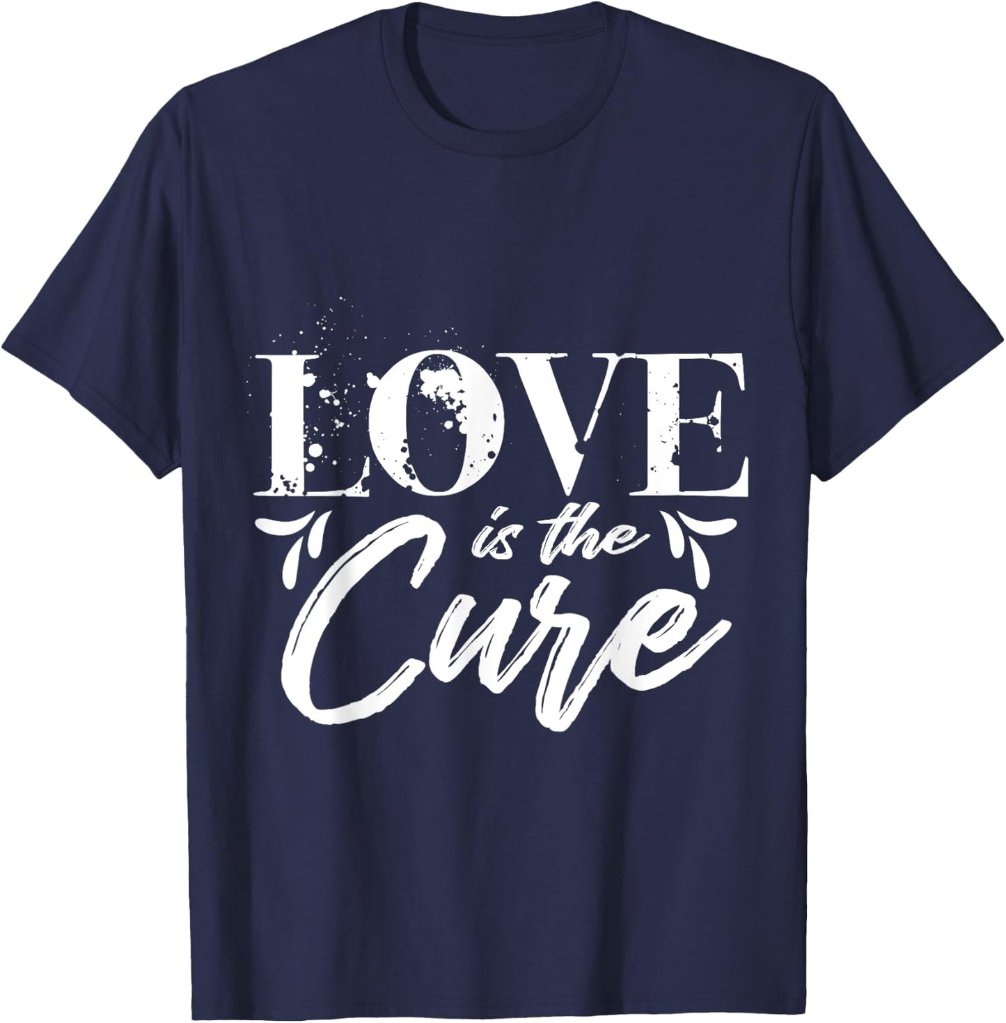 Love is the Cure T-Shirt - T-Shirt | Navy