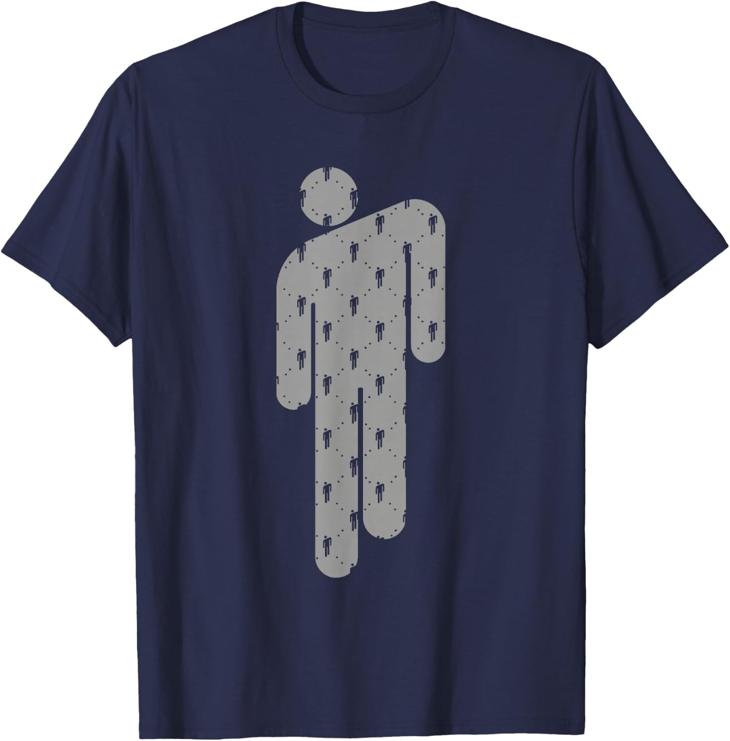 Billie Eilish Official Blohsh Black Small T-Shirt - T-Shirt | Navy