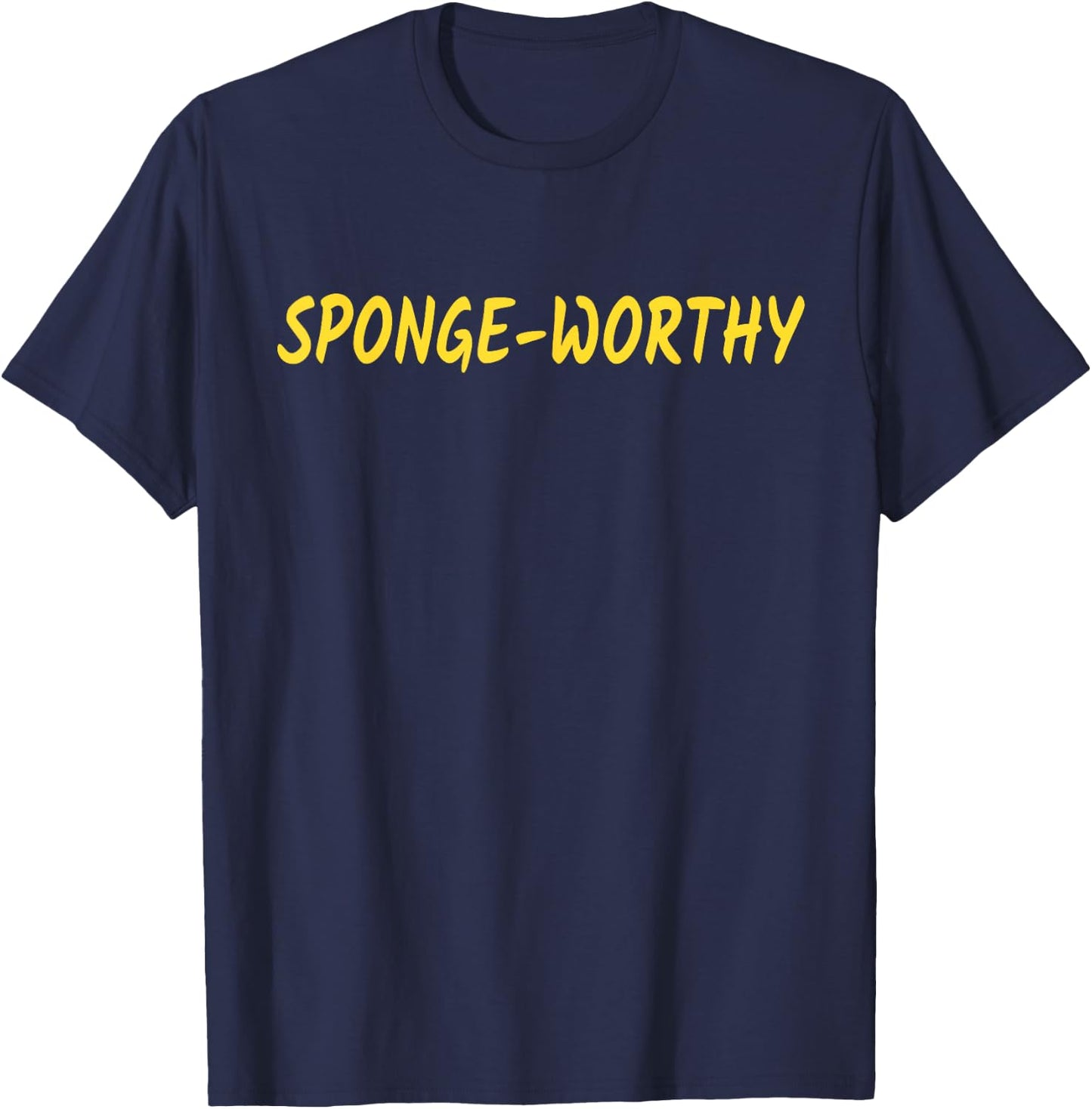 Sponge-Worthy Pop Culture T-Shirt - T-Shirt | Navy