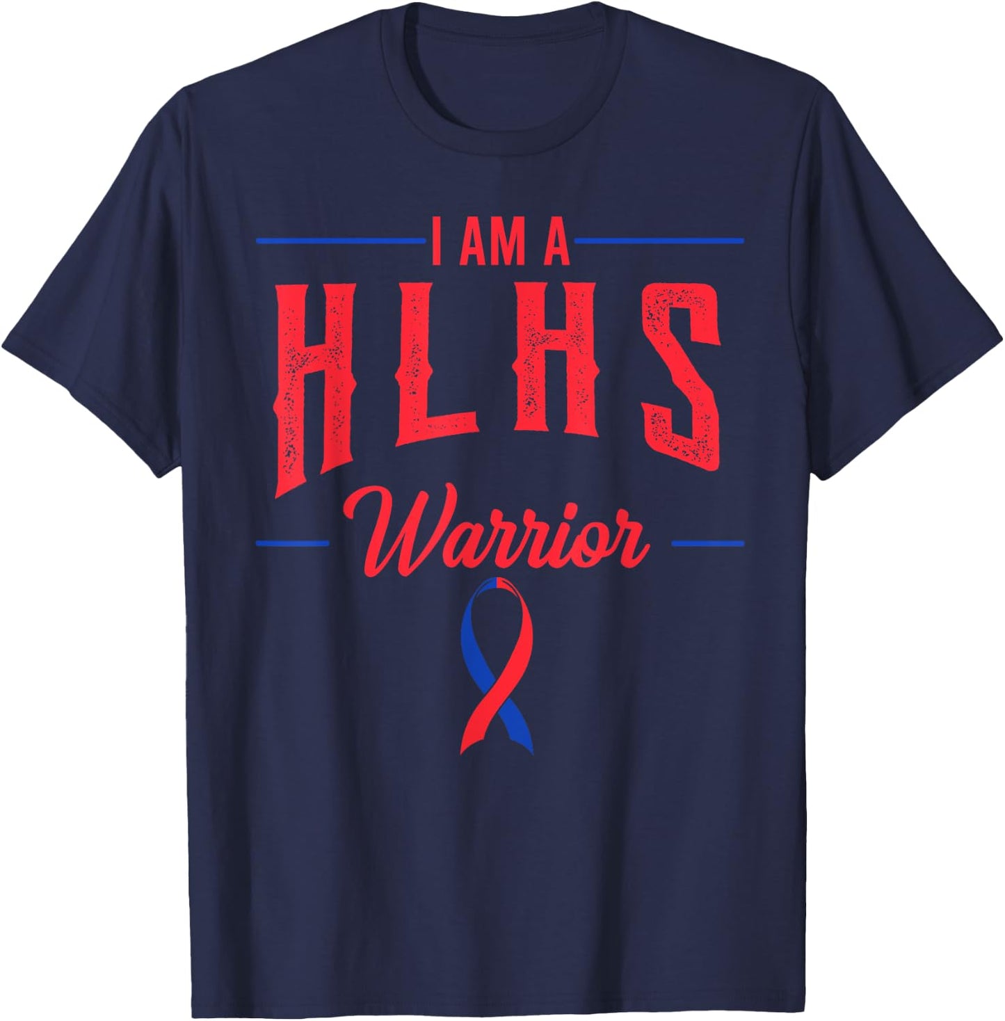 HLHS Hypoplastic Left Heart Syndrome Cyanotic Supporters T-Shirt - T-Shirt | Navy