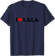 Kids I Love Lala Design For Boy Girl Toddler Children Youth T-Shirt - T-Shirt | Navy