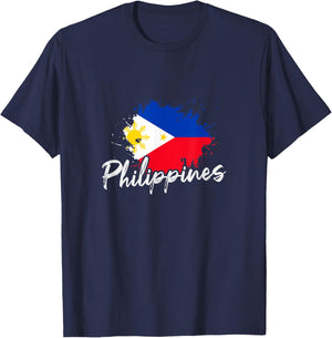 Filipino Pride Gift Philippines T-Shirt - T-Shirt | Navy