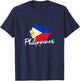 Filipino Pride Gift Philippines T-Shirt - T-Shirt | Navy