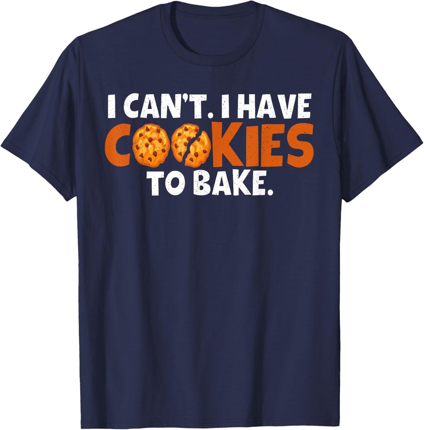 Cute Cookie Baking Design Women Cookie Baker Baking T-Shirt - T-Shirt | Navy