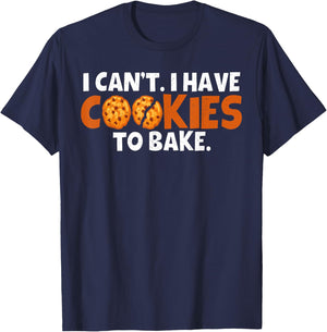 Cute Cookie Baking Design Women Cookie Baker Baking T-Shirt - T-Shirt | Navy