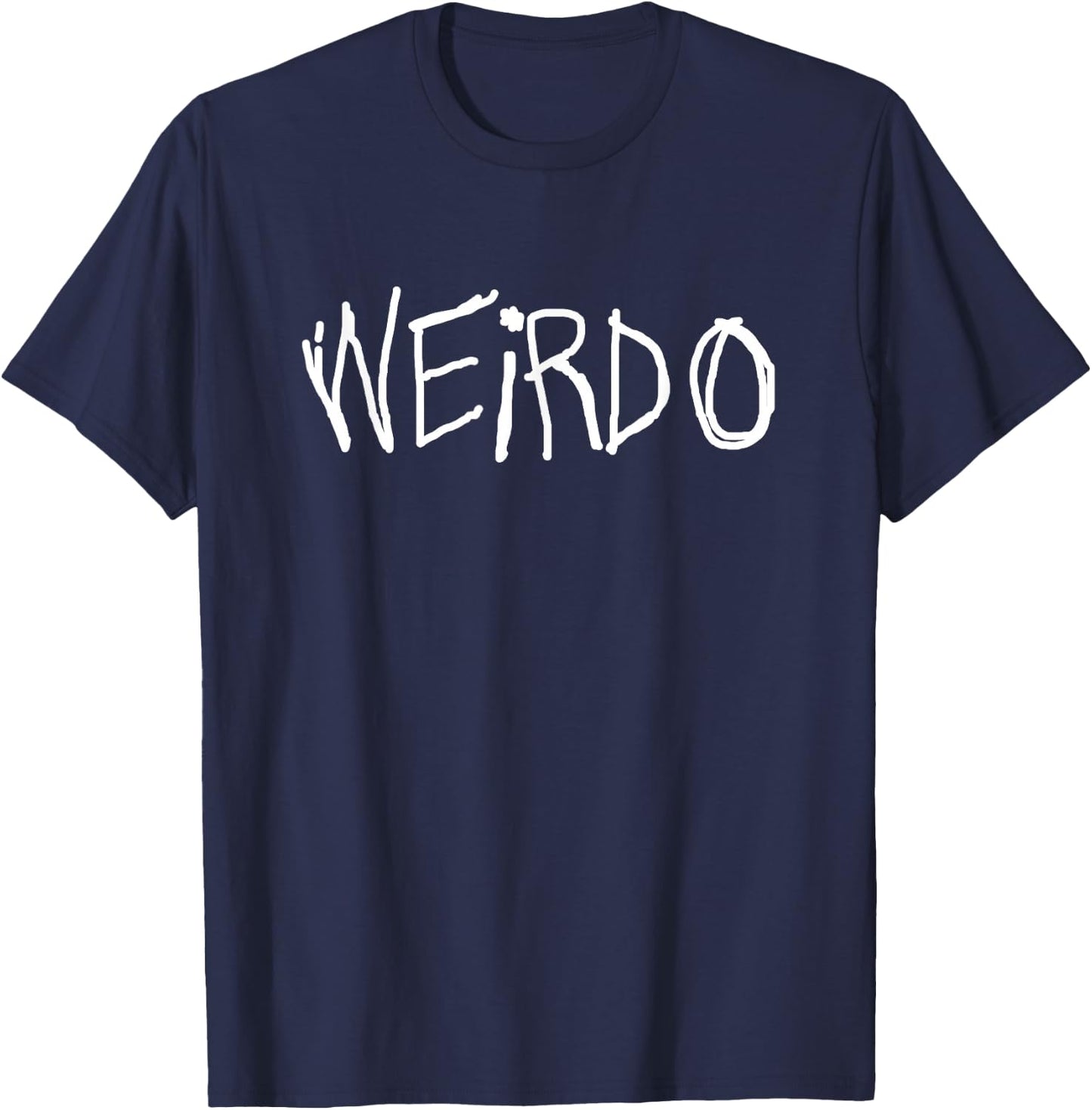 EMO Punk - Funny 2000s 00s EMO Style Weirdo T-Shirt - T-Shirt | Navy
