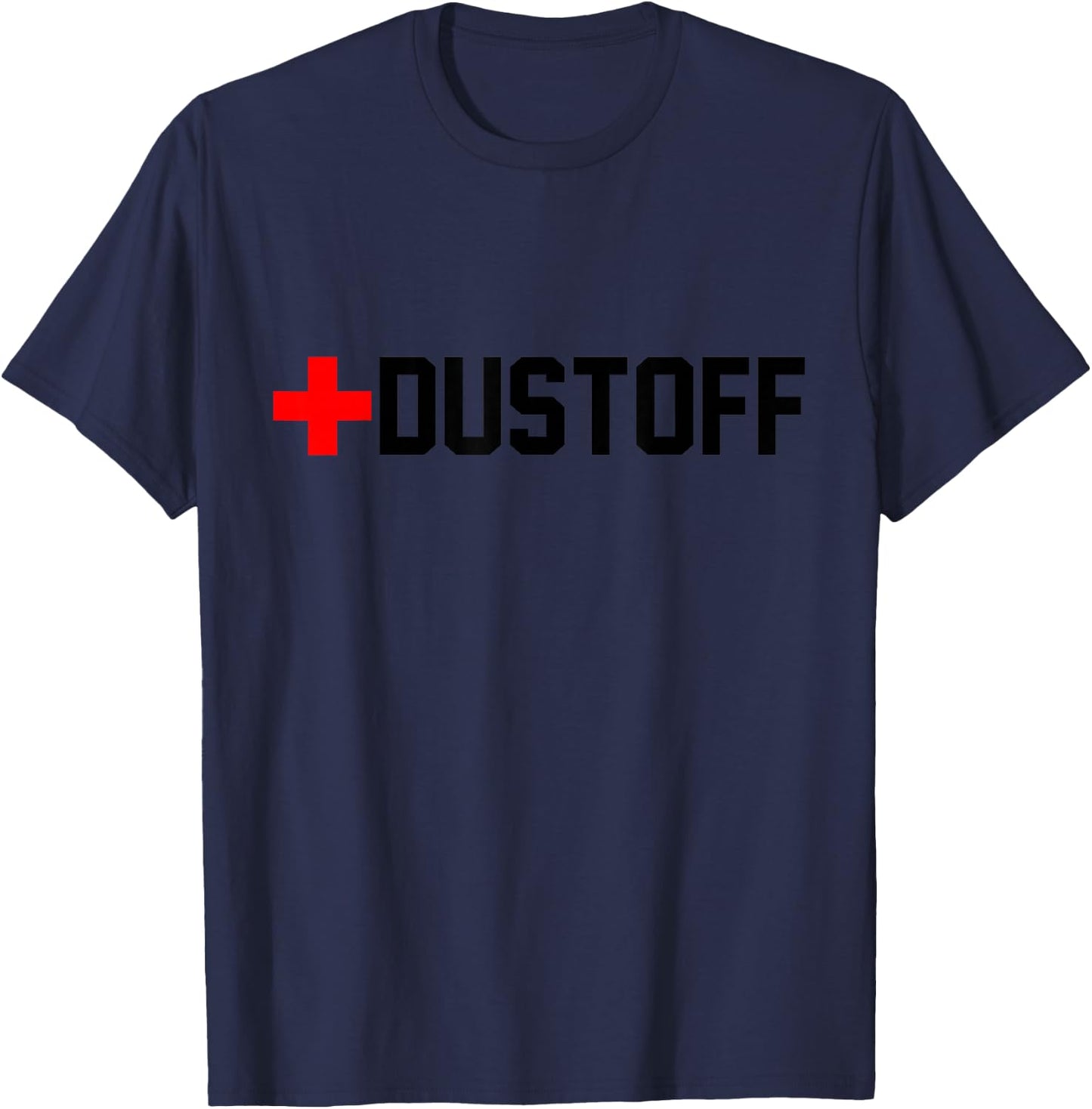 DUSTOFF MEDEVAC CROSS - Black T-Shirt - T-Shirt | Navy
