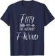 50 Year Old Gift Fifty The Ultimate F Word 50th Birthday T-Shirt - T-Shirt | Navy