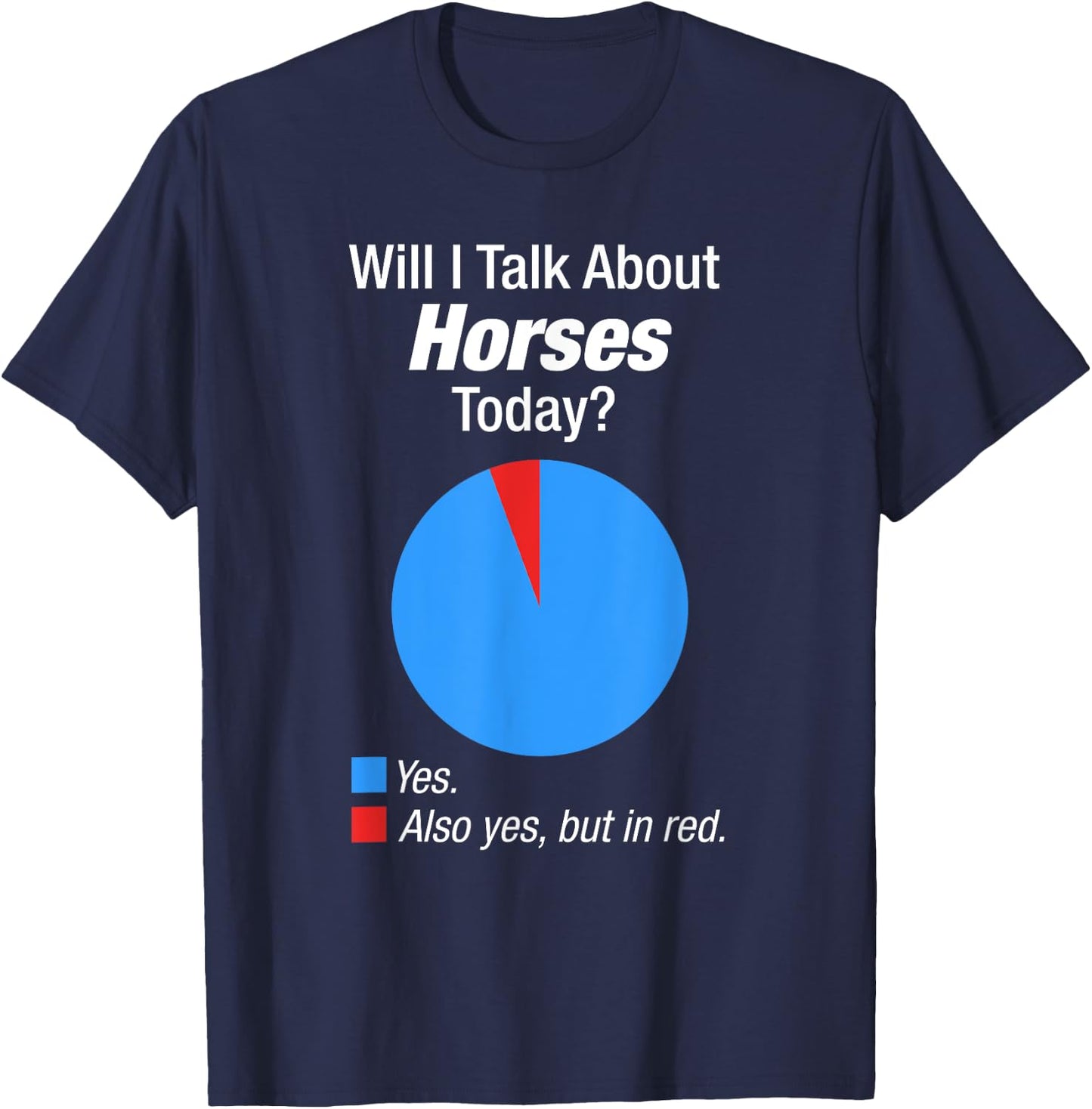 Horse Lover Obsessed Gift T-Shirt - T-Shirt | Navy