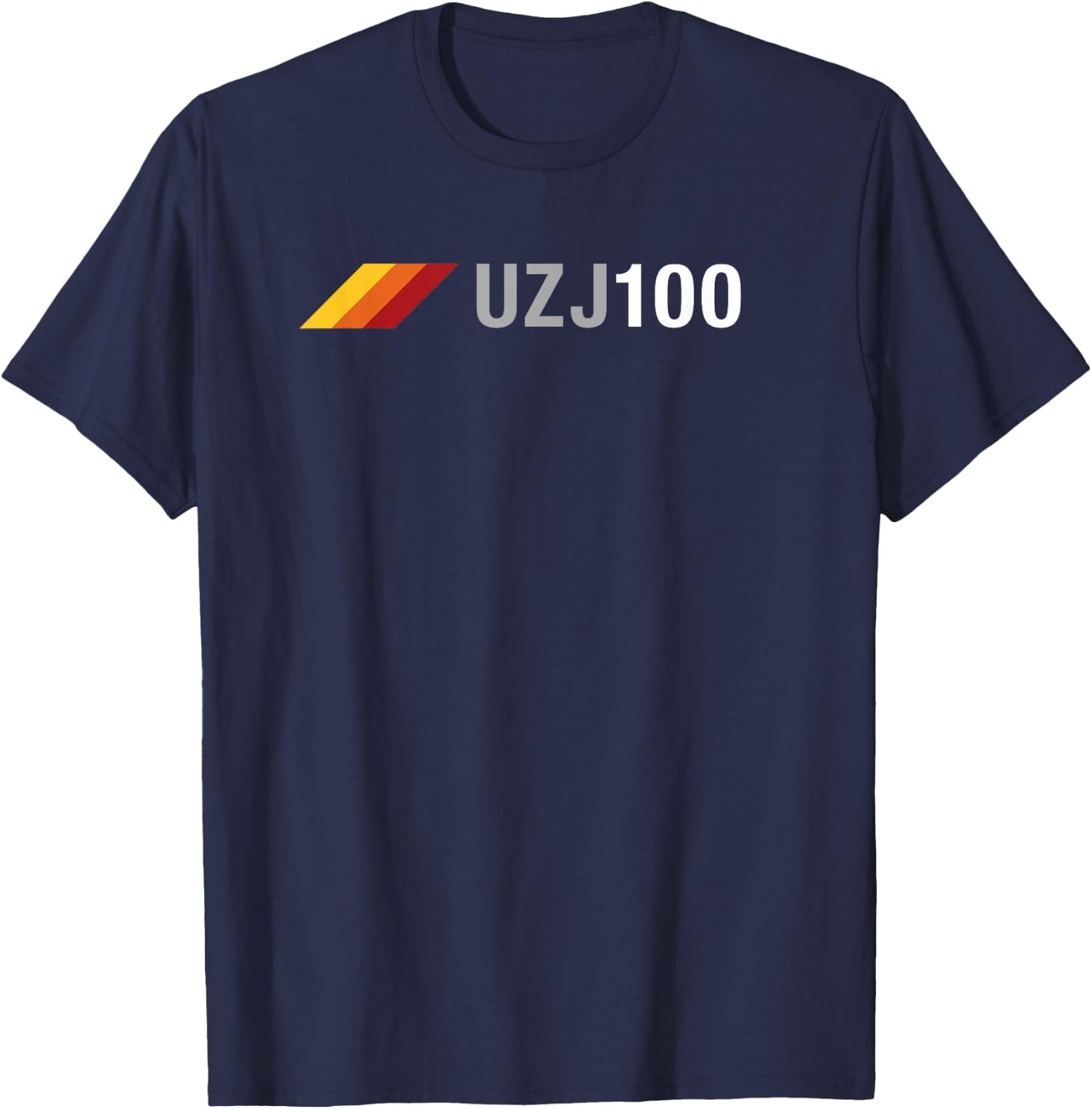 UZJ100 Overland SUV 3 Stripes Vintage Racing 100 Series T-Shirt - T-Shirt | Navy