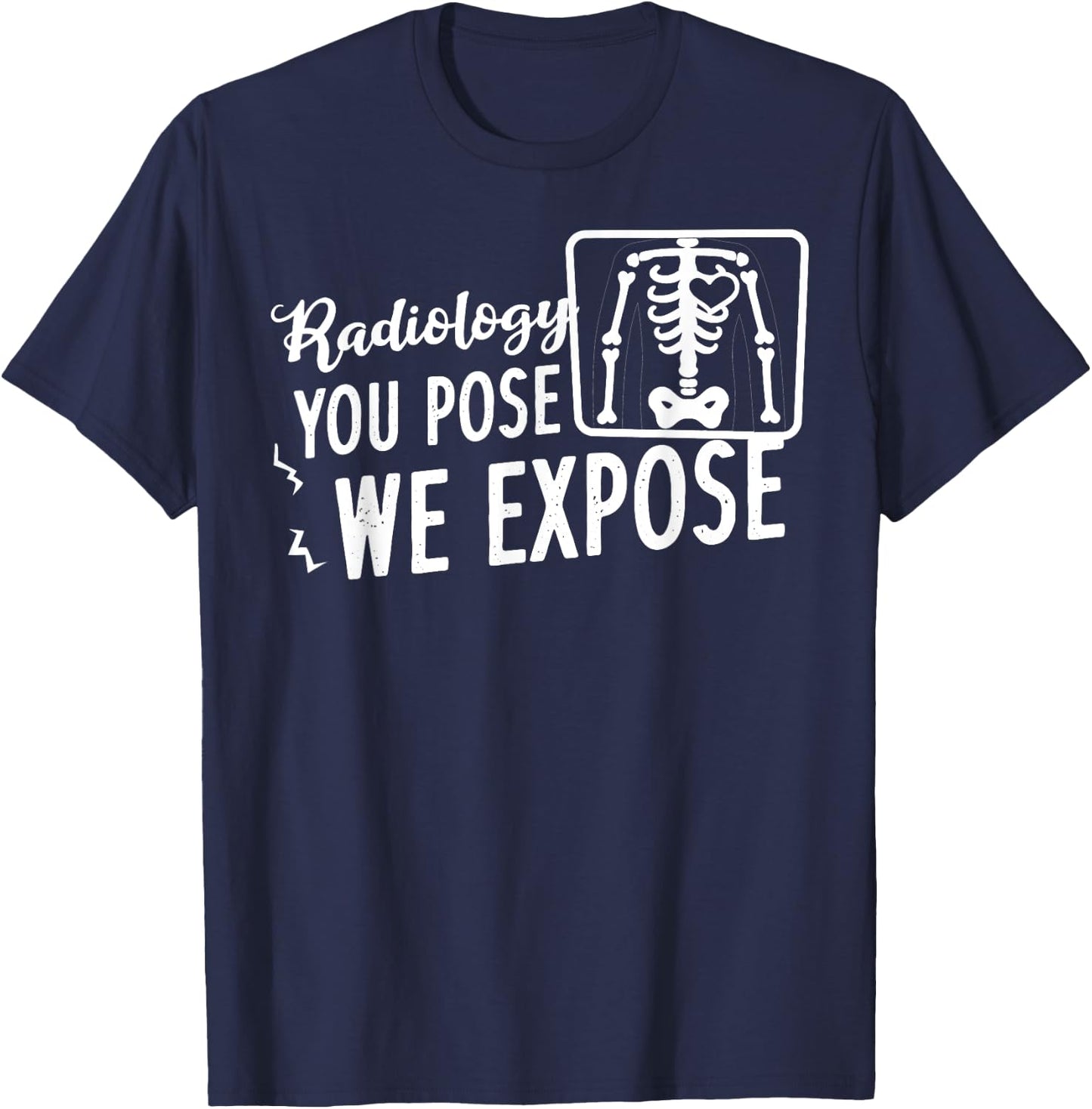Xray Tech Radioscopy Radiology Radiography T-Shirt - T-Shirt | Navy