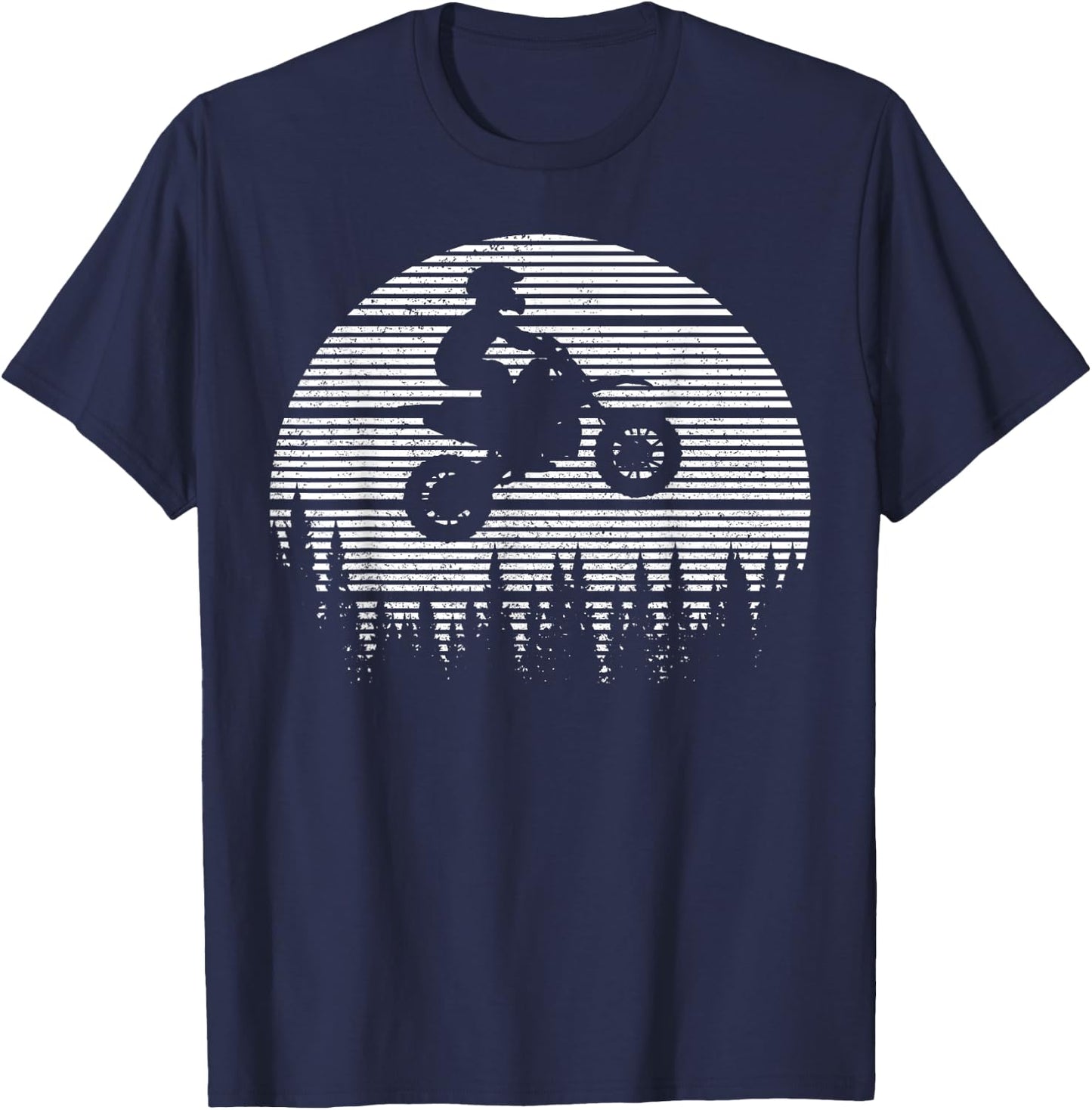 Motocross Enduro Biker MX Motorcycle Gift T-Shirt - T-Shirt | Navy