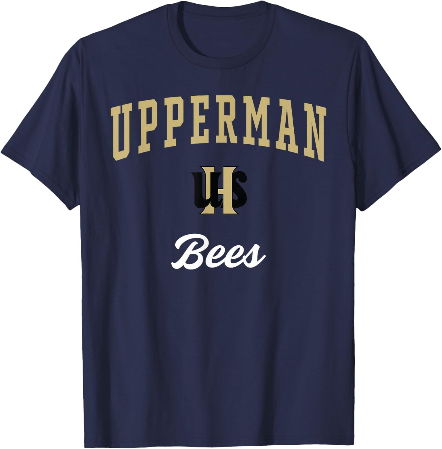 Upperman High School Bees T-Shirt - T-Shirt | Navy