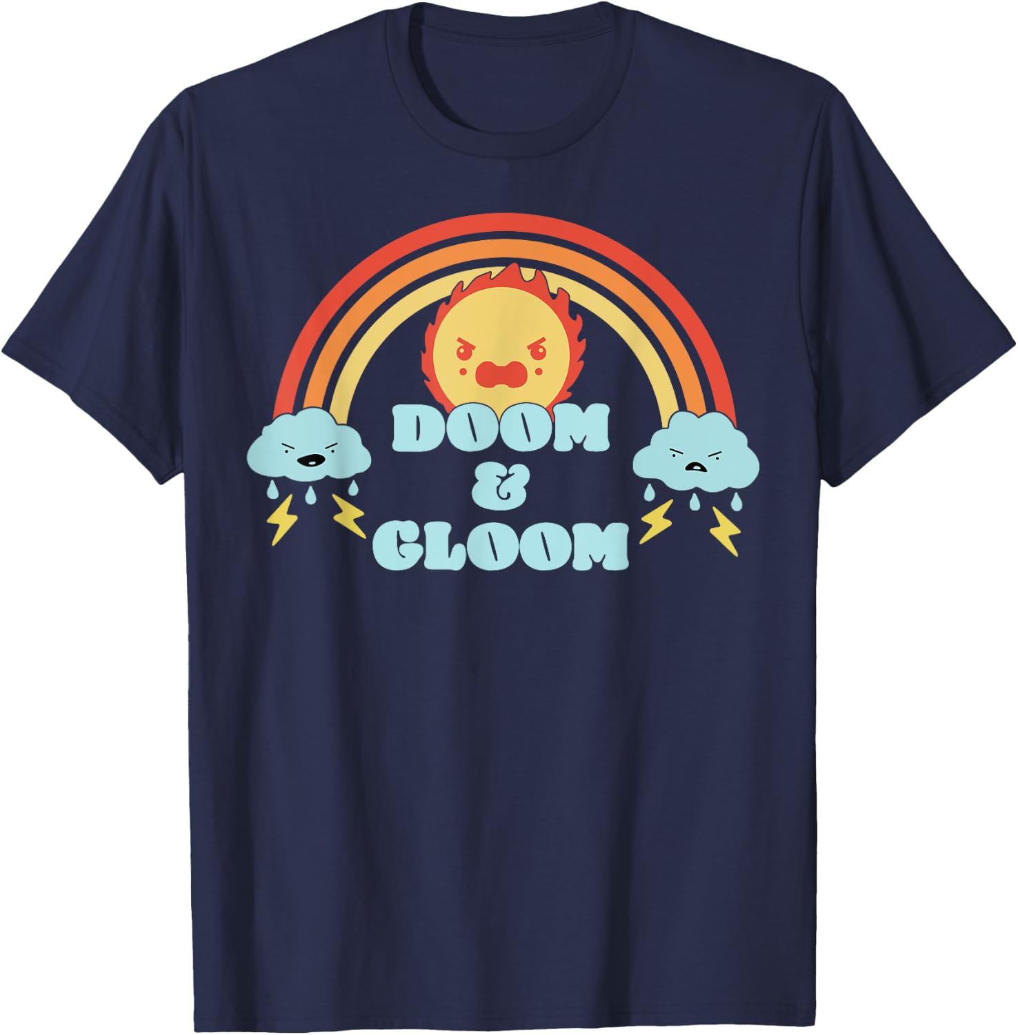 Doom And Gloom T-Shirt - T-Shirt | Navy