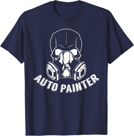 Auto Painter Car Painting Automotive Paint Spray T-Shirt - T-Shirt | Navy