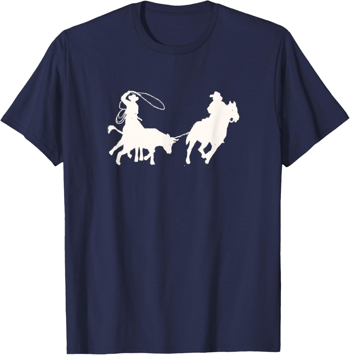 Team Roping T-Shirt - T-Shirt | Navy