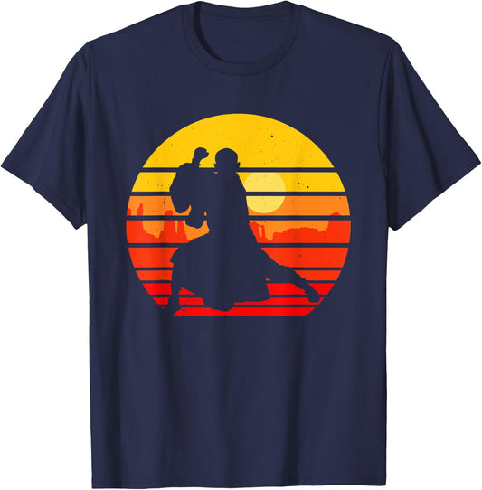 Vintage Shaolin Monk Wu-Yi Kung Fu Retro Martial Arts T-Shirt - T-Shirt | Navy