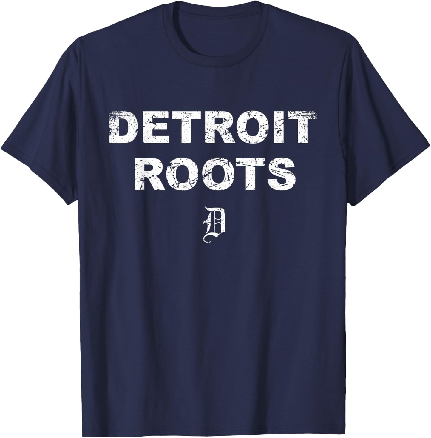 Detroit Roots T-Shirt - T-Shirt | Navy