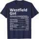 WESTFIELD GIRL NJ NEW JERSEY Funny City Home Roots USA Gift T-Shirt - T-Shirt | Navy