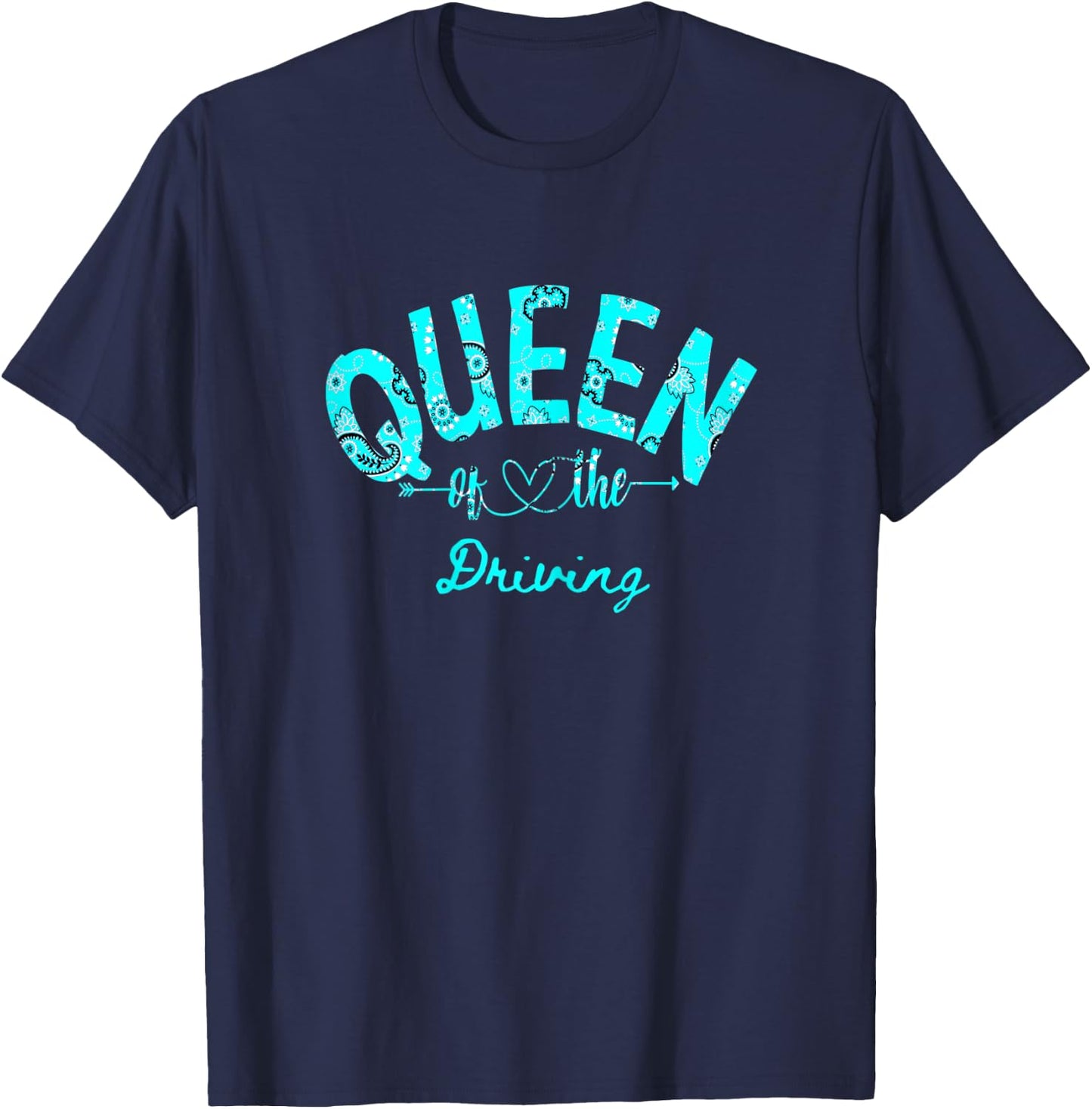 Queen Of Driving T-Shirt - T-Shirt | Navy