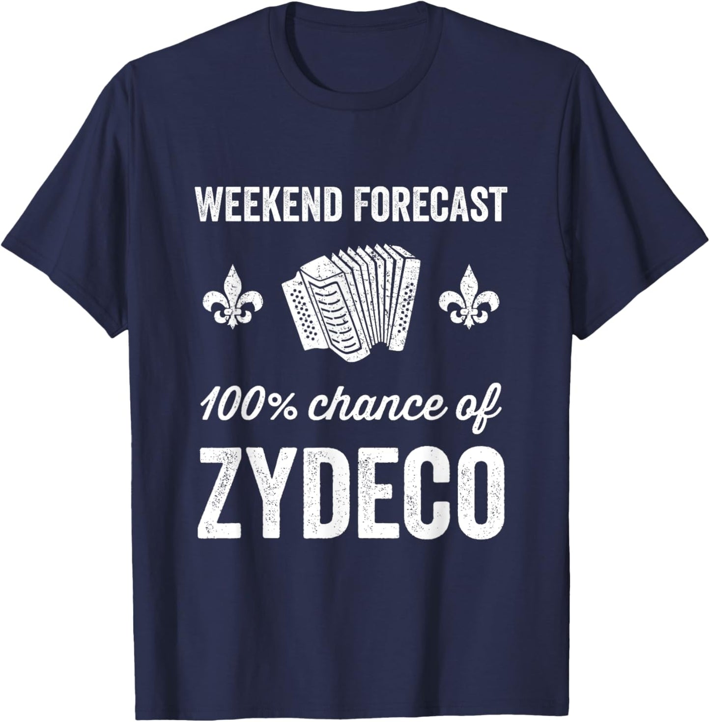 Weekend Forecast Zydeco T-Shirt - T-Shirt | Navy