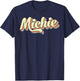 Michie Tennessee Retro Art Vintage T-Shirt - T-Shirt | Navy