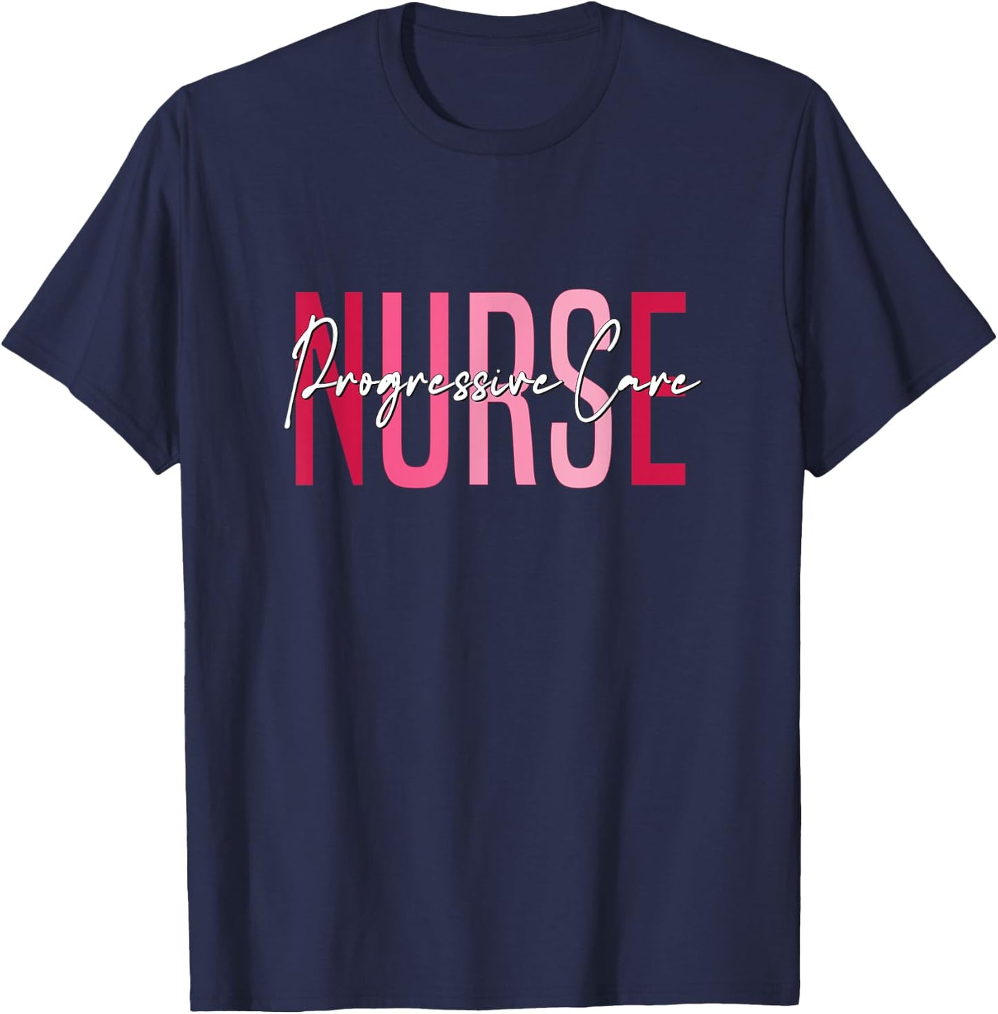 Vintage Progressive Care Nurse Progressive Care Unit Nursing T-Shirt - T-Shirt | Navy